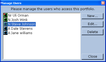 Manage Users