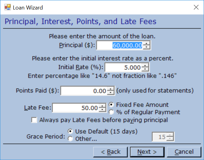 Grace Period Default