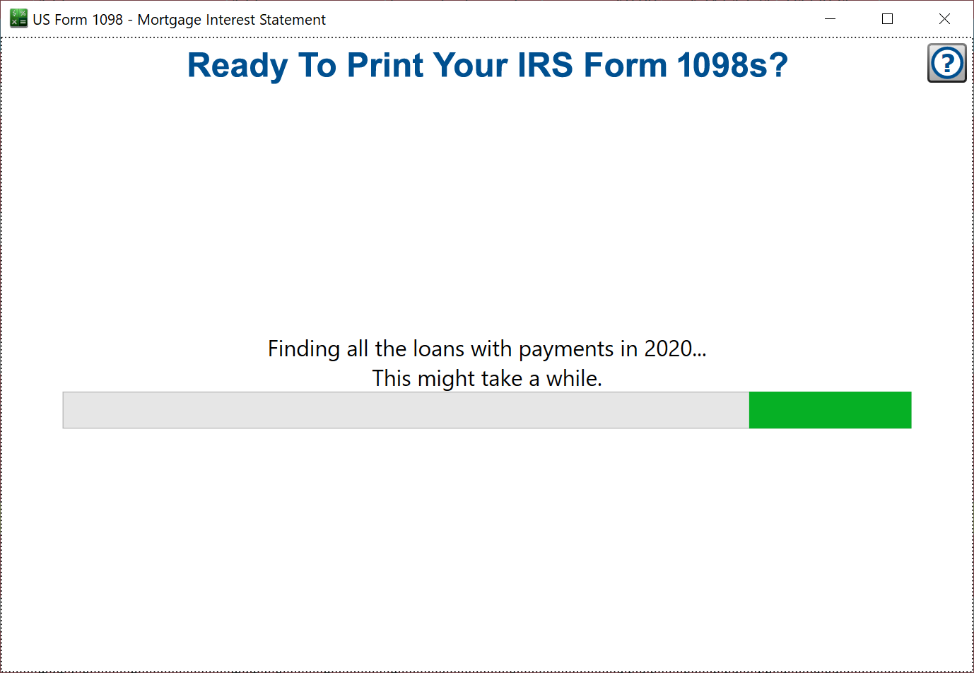 print form 1098