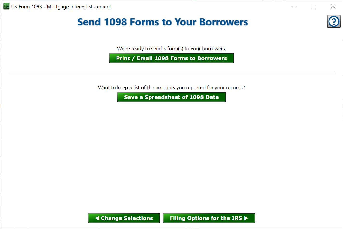 Form 1098 Information is Missing or Invalid